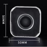 Kablo Kanallı Güçlü Yapışkan Telefon Tutucu KARE