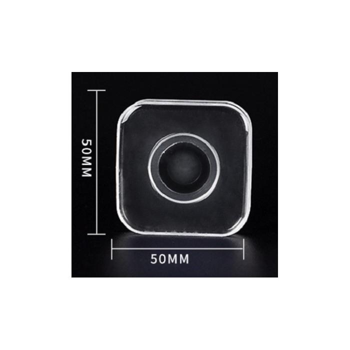 Kablo Kanallı Güçlü Yapışkan Telefon Tutucu KARE