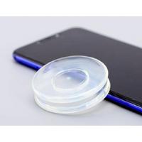 Kablo Kanallı Güçlü Yapışkan Telefon Tutucu YUVARLAK