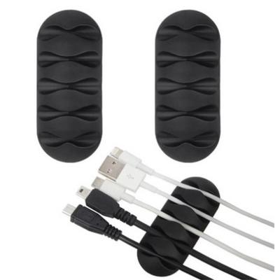 Kablo Tutucu 5 Kanallı 3lü Siyah