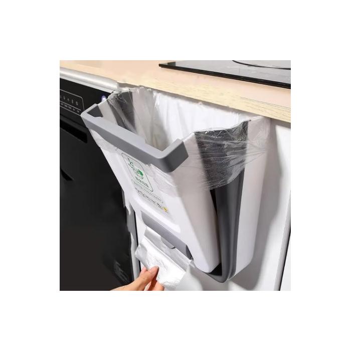 Katlanabilir Mutfak Çöp Kovası Torba Hazneli