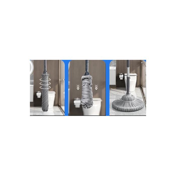 Kendinden Sıkmalı Bükümlü Mop Paspas Yedekli