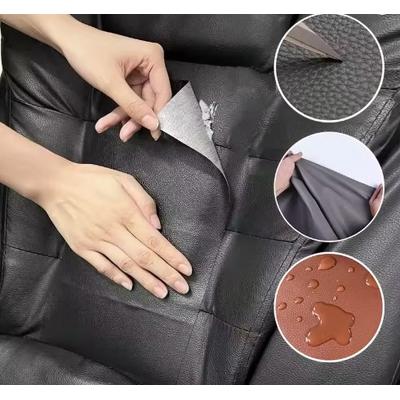 Kendinden Yapışkanlı Deri Döşeme Deri Tamir Kiti  Siyah 100x50