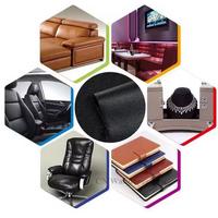 Kendinden Yapışkanlı Deri Döşeme Deri Tamir Kiti  Siyah 100x50