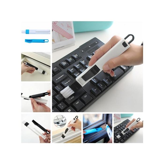 Klavye ve Pencere Oluğu Temizleme Fırçası Mini Kürekli