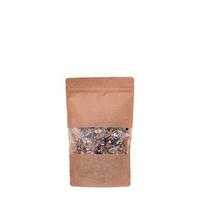 Kraft Pencereli Kilitli Doypack 11x18.5x7 CM
