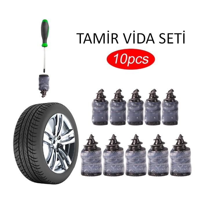 Lastik Tamir Kiti Kauçuk Vida Seti