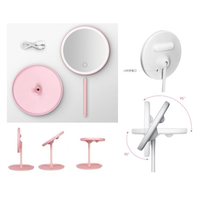 Led Işıklı Dokunmatik Makyaj Aynası 3 Kademeli Işık Ayarlı