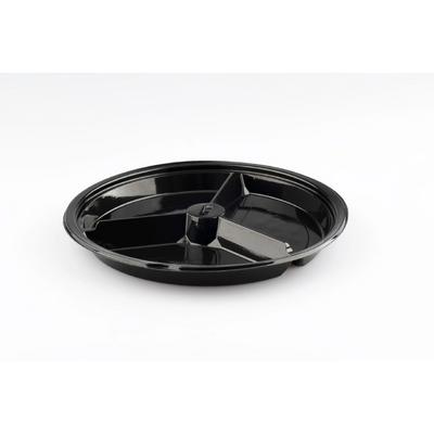 LIMERA Yuvarlak 3 Bölmeli Kap Siyah 28,7 gr – 400 Adet