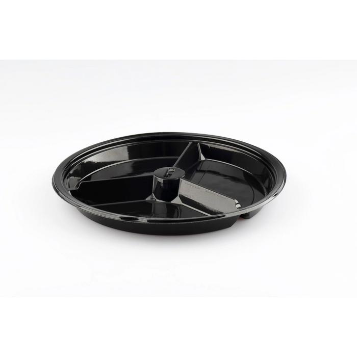 LIMERA Yuvarlak 3 Bölmeli Kap Siyah 28,7 gr – 400 Adet