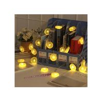 Limon Dilimi Şeklinde Dekoratif Dolma 10 Lu Led