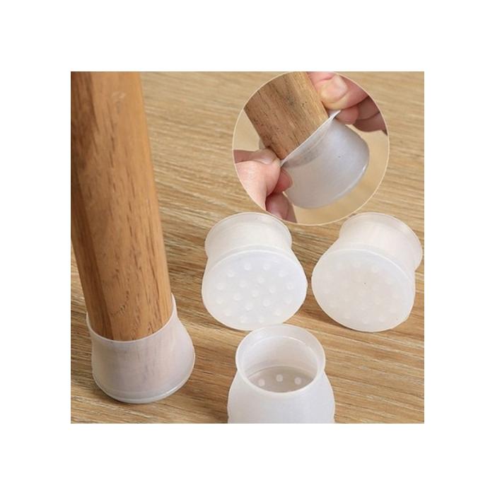 Masa Ve Sandalye Ayak Koruyucu Silikon 12 Adet