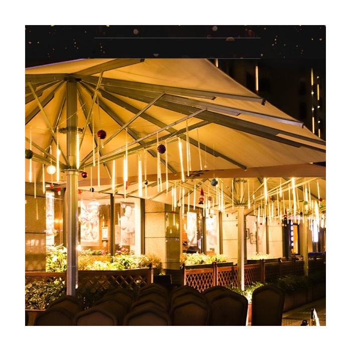 Meteor Kayan Led Tüpleri Sarı Işık 8 Tüp