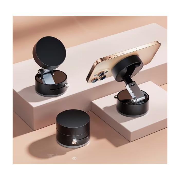 Mıknatıslı Katlanabilir Telefon Tutucu - Torpido ve Cam Uyumlu