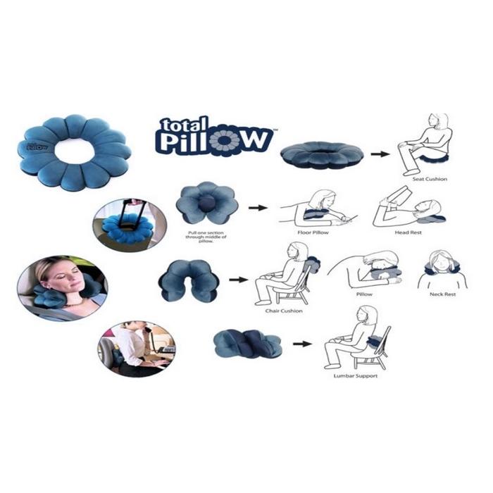 Mikro Boncuklu Yumuşak Yastık Simit Total Pillow