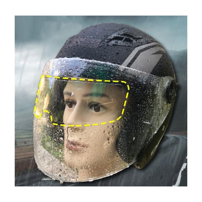 Motosiklet  Kaskı İçin Yağmur Kaydırıcı Film