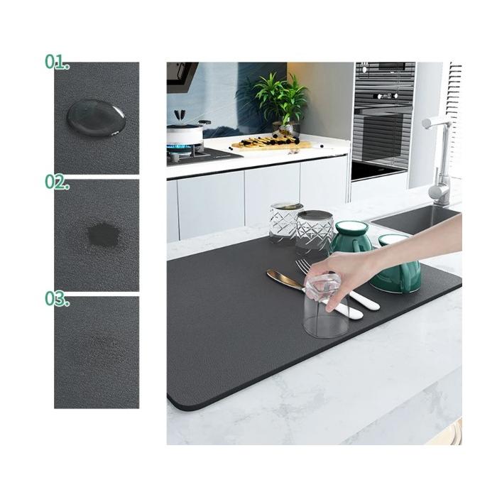 Mutfak Tezgah Üstü Su Emici Mat 35x50 cm