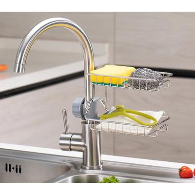 Mutfak ve Banyo Organizer Demir Raf İki Kat