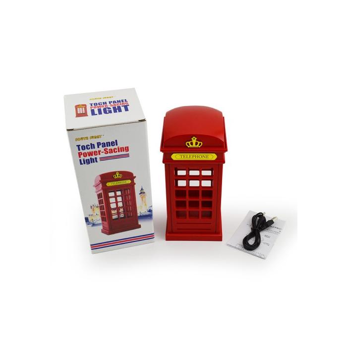 Nostaljik London Telefon Kulübesi Gece Lambası