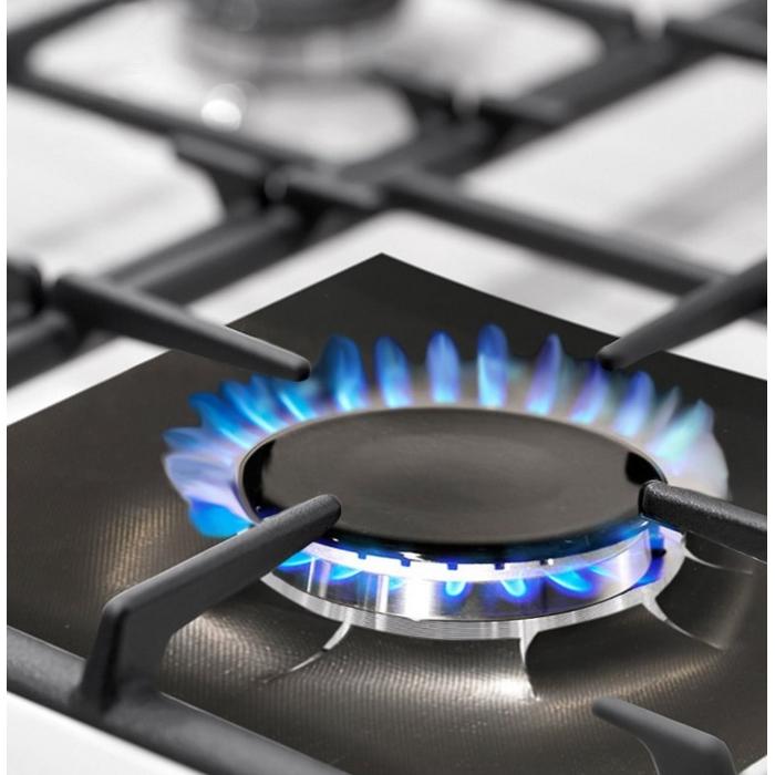 Ocak Koruyucu Folyo Yanmaz Yapışmaz 4'lü Set SiYAH