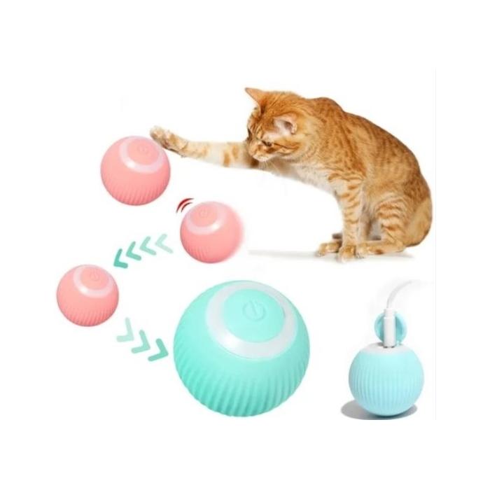 Otomatik Yuvarlanan Kedi Oyun Topu