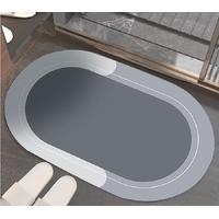 Oval Süper Emici Banyo Paspası 38*58 cm