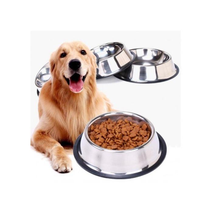 Paslanmaz Çelik Mama & Su Kabı 15 Cm