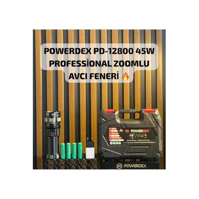 Pd-12800 45 Watt 4500 Lümen Zoomlu Profesyonel Avcı El Feneri