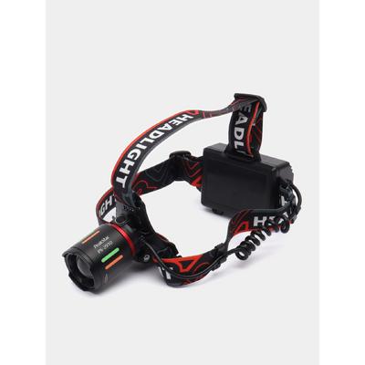 PeakStar PS-2910 Şarjlı Profesyonel Zoomlu Kamp Avcı Balıkçı Kafa Lambası Feneri