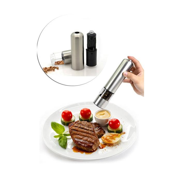 Pilli Işıklı Baharat Değirmeni