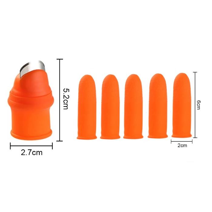 Pratik Baş Parmak Sebze Kesme Ayıklayıcı Erkek L Set