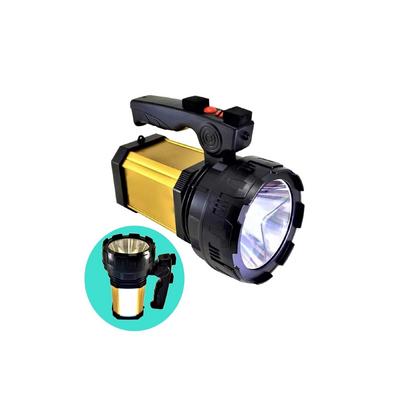 Projektör 25w Led Şarjlı El Feneri Sos Ve Uzun Menzil Powerbank Usb Çıkış + Yan Aydınlatma