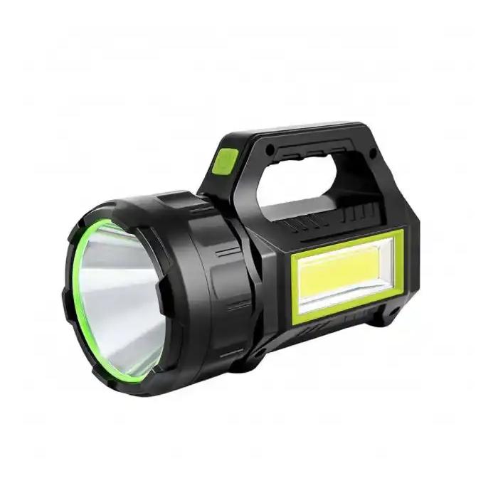 PS-T95 30w Uzun Menzilli Solar Panelli Powerbank+ USB Çıkış S.O.S Lu Ultra Güçlü Ledli Şarjlı Feneri