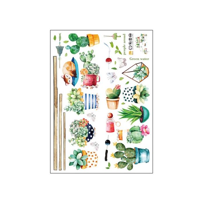 Raf Tasarımlı Karışık Dizaynlı Yapışkanlı Sticker Seti MC-664