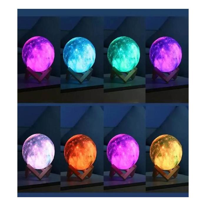 Renk Değiştiren Galaxy Ay Lamba 12 Cm