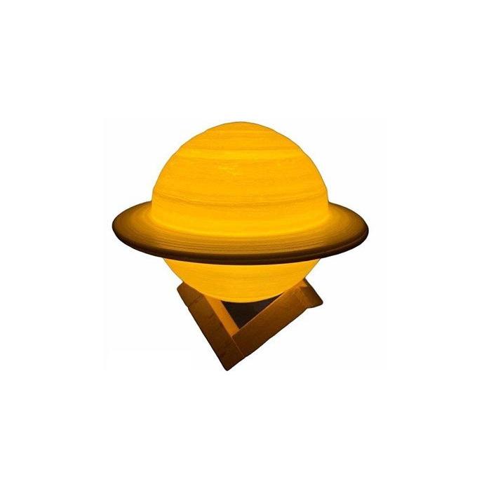 Renk Değiştiren Usb Şarjlı 3D Satürn Gece Lambası