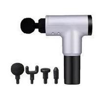 Şarjlı 4 Başlıklı Darbeli Titreşimli Tabanca Masaj Aleti Kas Rahatlatıcı