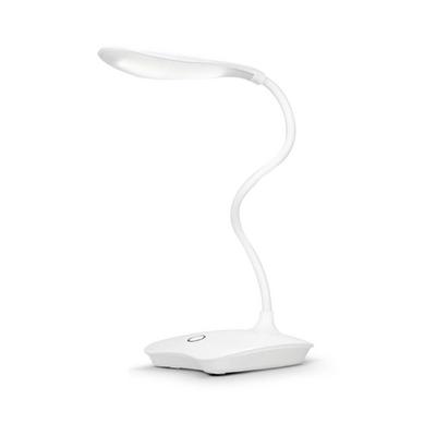 Şarjlı Dokunmatik 14 Led Çalışma Okuma Işığı Flexible Masa Lambası Beyaz