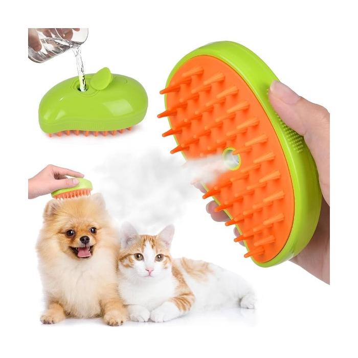 Şarjlı Soğuk Buharlı Kedi Köpek Fırçası Tarağı