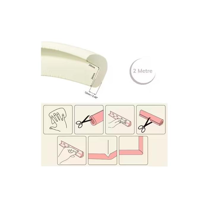 Sarmal Masa Kenar Koruyucu Şerit  2 Metre