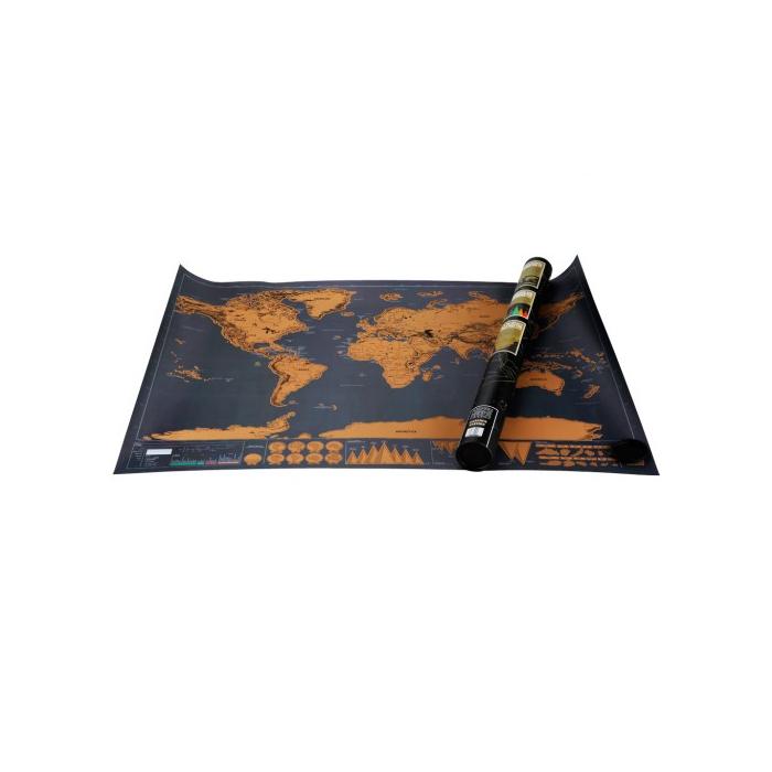 Scratch Map Kazıma Poster Haritası deluxe