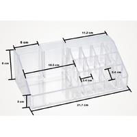 Şeffaf Bölmeli Makyaj, Mücevher Kutusu 20li
