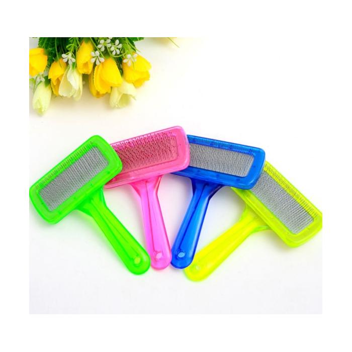 Şeffaf Evcil Hayvan Fırçası Telli 4 Renk