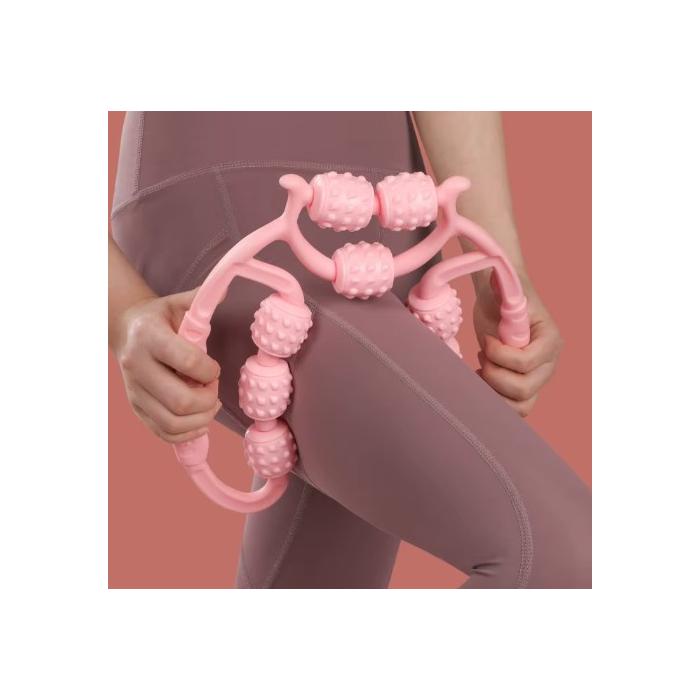 Selülit Masaj Aleti 9 Tekerlekli Lenf Drenaj Rulosu