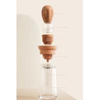 Silikon Hazneli Sos Yumurta & Fırçalı Yağdanlık