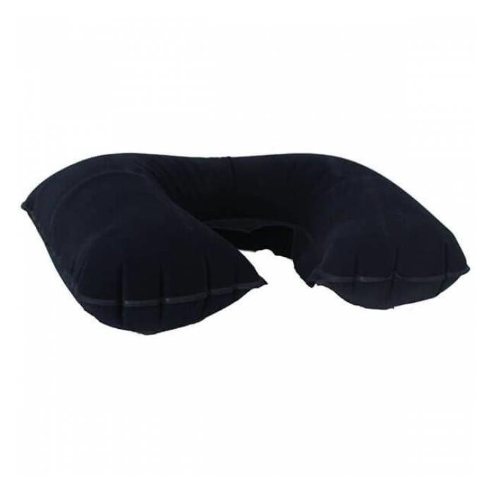 Şişme Seyahat Yastığı Gri Lacivert