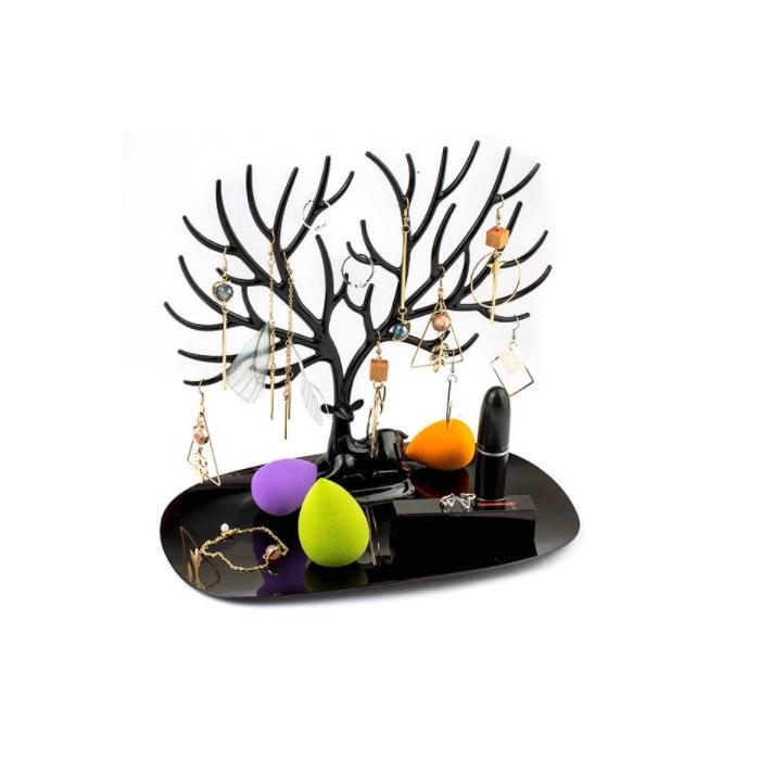 Siyah Geyik Tasarımlı Takı Mücevher Standı