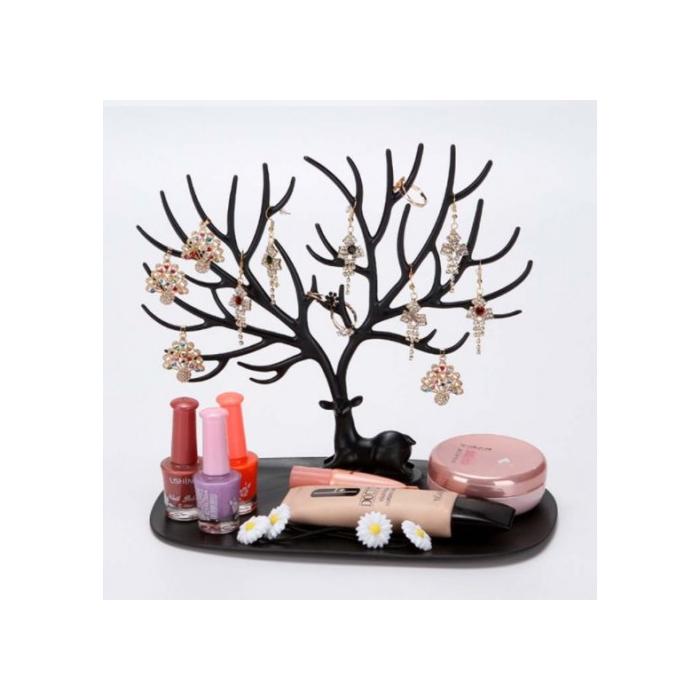 Siyah Geyik Tasarımlı Takı Mücevher Standı