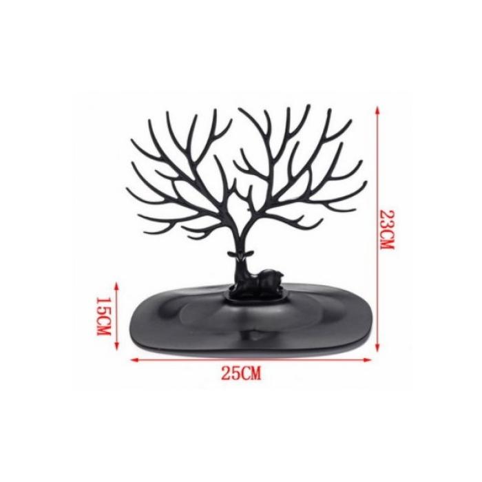 Siyah Geyik Tasarımlı Takı Mücevher Standı