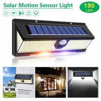 Solar Dış Mekan Bahçe Lambası 190 Ledli Çakarlı